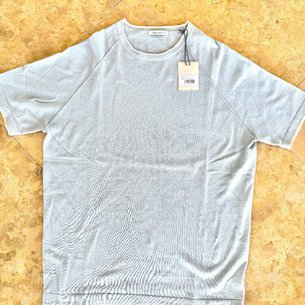 NWT Paul Taylor Knit Rolled Tshirt Size L